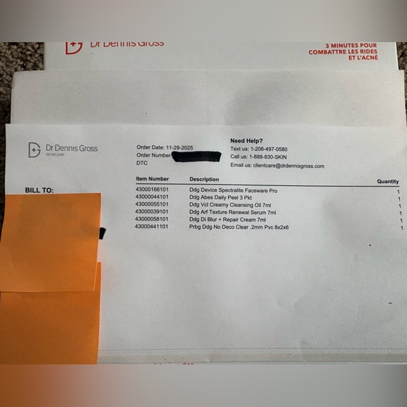 NIB Dr Dennis Gross DRx SpectraLite FaceWare Pro Masque LED Mask w/samples - Picture 7 of 10